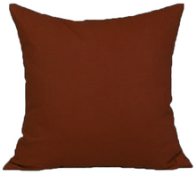 Load image into Gallery viewer, Euro Pillow Sham Solid Color Orange, Green, Black, Brown, Tan, Purple, Pink, Yellow, Blue, Mint, Cover Case With Edge 26&quot;x 26&quot; Pillow. Large
