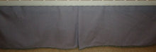 Load image into Gallery viewer, Solid Grey Crib Skirt Tailored, Box Pleat. baby Cribskirt. Fits Toddler&#39;s Bed. 4 Sided , box Pleat . New, Free Shipping. more Sizes

