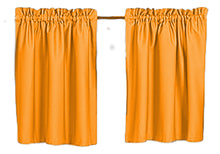 Load image into Gallery viewer, Wide Blackout 1 Panel Curtain 24&quot; 36&quot; or 40&quot; Solid Color Custom Length, Cafe , Block Light, Thermal, Campers, RV, Kitchen, Small Windows, Custom
